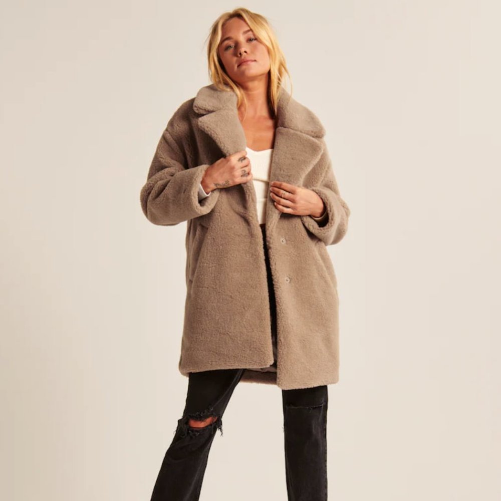 Abercrombie and Fitch Teddy Coat